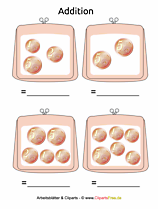 Vorlage Schriftliche Addition im Fach Mathe