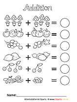 Kostenlose Vorlage Mathe Addition für Lehrer und Eltern