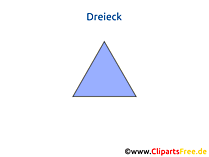 Dreieck geometrische Figuren Arbeitsblätter zum Drucken