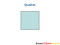 Quadrat Geometrie Unterrichtsmaterialien zum Drucken