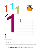 1 klasės matematikos darbalapiai