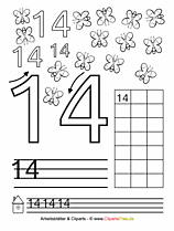14 - Zahlen lernen im Kindergarten