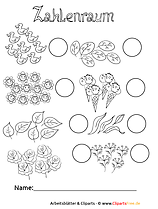 Druckvorlage Zahlenraum 1-10 kostenlos Druckvorlage Zahlenraum 1-10 kostenlos