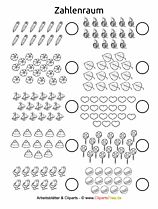 Zahlenstrahl bis 20 zum Ausdrucken