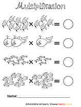 Multiplikation Arbeitsblätter zum Drucken