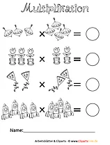 Zahlen Multiplikation