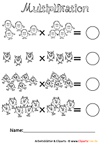Übungsblätter Grundschule Schriftliche Multiplikation