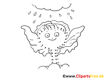 Zeichnen durch Zahlen verbinden