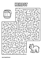 Labyrinth 'Bär auf der Suche nach Honig' download als PDF