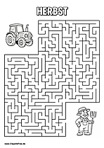 Labyrinth, Irrgarten 'Bauer sucht Traktor' drucken als PDF