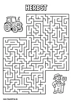 Labyrinth, Irrgarten 'Bauer sucht Traktor' drucken als PDF