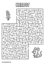 Labyrinth, Irrgarten 'Maus und Getreide' drucken als PDF