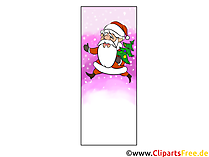 Lesezeichen Vorlage Weihnachten zum Ausdrucken