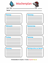 Weekplanningsjablonen