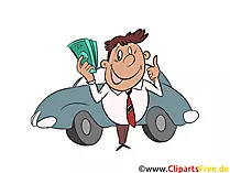 Auto-Finanzierung Clipart, Bild, Grafik, Illustration