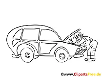 Auto service clip art, graphic, pic, cartoon, comic free