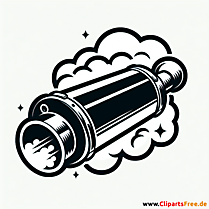 Auspuff Clipart zum Thema Kfz-Werkstatt