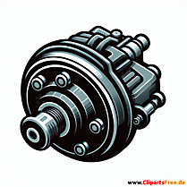 Bremskraftverstärker Clipart zum Thema Kfz-Werkstatt