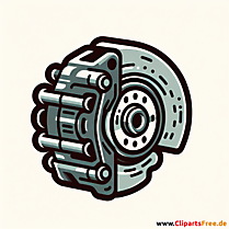 Bremssattel Clipart zum Thema Kfz-Werkstatt