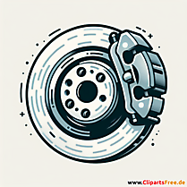 Bremsscheibe Clipart zum Thema Kfz-Werkstatt
