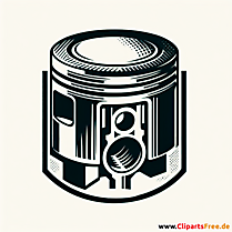 Kolben Clipart zum Thema Kfz-Werkstatt