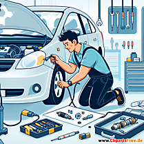 Lambdasonde ersetzen Clipart zum Thema Kfz-Werkstatt