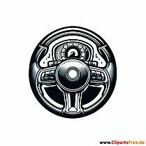 Lenkrad Clipart zum Thema Kfz-Werkstatt