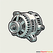 Lichtmaschine Clipart zum Thema Kfz-Werkstatt