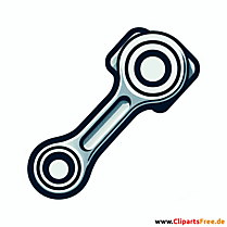 Pleuelstange Clipart zum Thema Kfz-Werkstatt