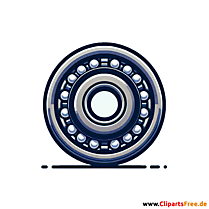 Radlager Clipart zum Thema Kfz-Werkstatt