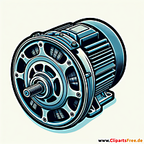 Scheibenmotor Clipart zum Thema Kfz-Werkstatt