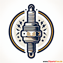 Zündkerze Clipart zum Thema Kfz-Werkstatt