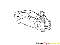 Car diagnostic clip art black and white, graphic, pic free