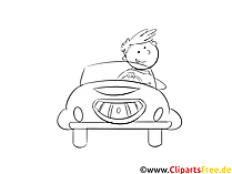 Bild schwarz-weiß E-Auto