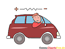 Bus mit Elektroantrieb Clipart, Bild, Grafik