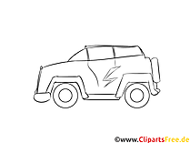 Cyber-Truck-Konzept Clipart, Bild, Grafik