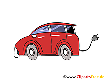 Elektroauto Clipart, Bild, Grafik