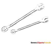 Schlüssel Zeichnung - Bilder Reparaturwerkstatt