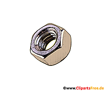 Sechskantmutter Bild im PNG-Format