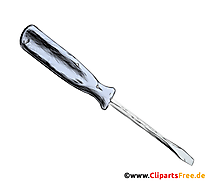 Zeichnung Schraubenzieher