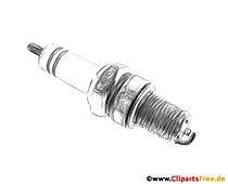 Zündkerze Zeichnung - Kfz Illustrationen und Bilder mit Ersatzteilen