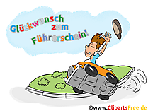 Führerschein Glückwünsche