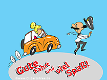Führerschein Glückwunschkarte