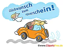 Führerschein gratulieren