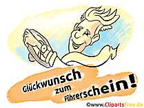 Glückwünsche zum Führerschein