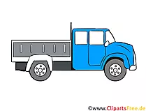 LKW, Kipper Clipart, Illustration, Bild kostenlos