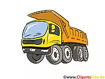 LKW Kipper Illustration, Bild, Clipart Autos