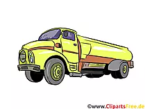Tankwagen Illustration, Bild, Clipart Autos