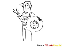 Winter tires change clip art black and white, graphic, cartoon, comic free