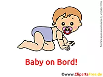 Aufkleber Baby an Bord selbst gestalten mit unseren Cliparts